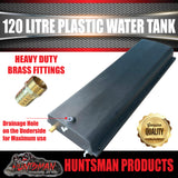 Caravan Camper Trailer Boat 120 Litre LDPE Under body Poly Water Tank & Fitting 120L-3