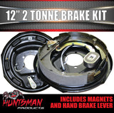 12" 2000Kg Trailer Caravan Electric Drum Brake Kit Suit Huntsman & Alko. 30210 & 15123
