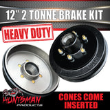 12" 2000Kg Trailer Caravan Electric Drum Brake Kit Suit Huntsman & Alko. 30210 & 15123
