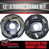 12" 2000Kg Trailer Caravan Electric Drum Brake Kit Suit Huntsman & Alko. 30210 & 15123