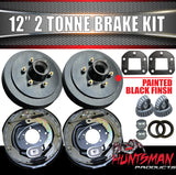 4500Kg Tri Axle Trailer / Tiny Home / Caravan Kit. 12" Electric Brakes. Machined Stub Axles. Rocker Roller Suspension