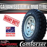 13x4 Ford Galvanised Boat Trailer Rim & 165/80R13 LT Comforser Mud Tyre