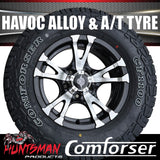 14" & 185R14 LT CF1100 Ford Stud Havoc Trailer Caravan Mag Rim & All Terrain Tyre