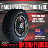 13x5 Ford Stud Silver Band Raider Trailer Alloy Rim & 165/80R13 LT Comforser Mud Tyre
