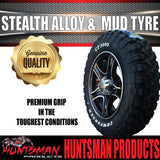 13X5 Ford Pattern Stealth Trailer Alloy Rim & 165/80R13 LT Comforser Mud Tyre