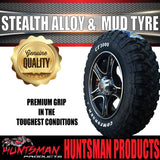 13x5 HT Holden Stealth Trailer Alloy Rim & 165/80R13 LT Comforser Mud Tyre