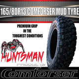 13" Mud Tyre 165/80R13 L/T Comforser CF3000, 165R13C 165 80 13