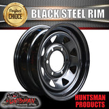 16x6 Trailer Caravan Black 6 Stud L/C Sunraysia Steel Wheel Rim 6/139.7 PCD