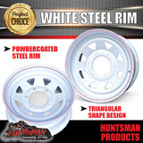 16x6 Trailer Caravan White 6 Stud L/C Sunraysia Steel Wheel Rim 6/139.7 PCD