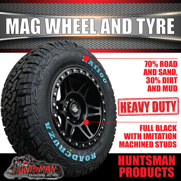 17x9 Delta Alloy Mag Wheel 6/139.7 pcd ET18 & 33x12.5R17 Roadcruza RA1100 AT tyre