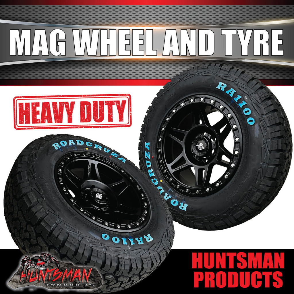 17x9 Delta Alloy Mag Wheel 6/139.7 pcd ET18 & 35x12.5R17 Roadcruza RA1100 AT tyre