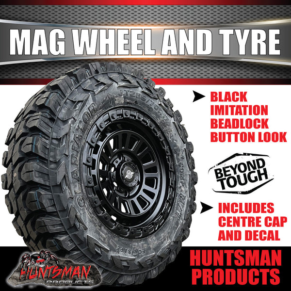 17x8 Sandstorm Alloy Wheel 6/139.7 PCD ET20 & 35x12.5R17 Gladiator X-comp Mud Tyre