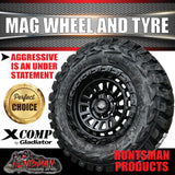 17x8 Sandstorm Alloy Wheel 6/139.7 PCD ET20 & 33x12.5R17 Gladiator X-comp Mud Tyre