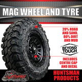 17x8 Sandstorm Alloy Wheel 6/139.7 PCD ET20 & 35x12.5R17 Gladiator X-comp Mud Tyre