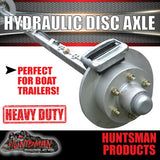 DIY 4500Kg Tri Axle Hydraulic Disc Braked Boat trailer Kit. Solid Axles