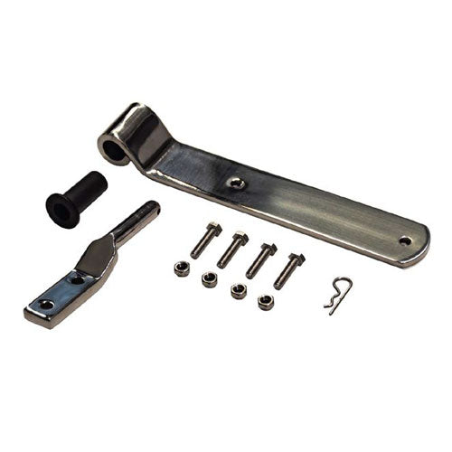 x1 Stainless Steel 240mm Bolt On Side Board Hinge Kit. For Ute Tray Sides, Trailers, Caravans, Canopies