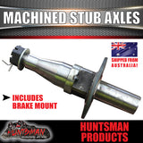 DIY 4000Kg Tandem Trailer Caravan Kit. 12" Electric Brakes. Machined Stub Axles, R/Roller