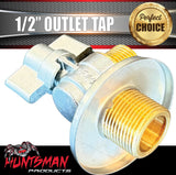 1/2" Outlet Tap with 3/4" Inlet to Suit Huntsman Products Poly Water Tanks