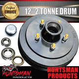 12" 2000Kg Trailer Caravan Electric Drum Brake Kit Suit Huntsman & Alko. 30210 & 15123