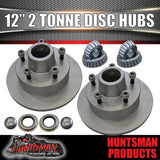 12'' 2000Kg Boat Trailer 5 or 6 Stud Hydraulic Disc Brake Kit. Stainless Pistons.