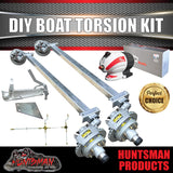 3500Kg Tandem Boat Trailer Torsion Bar Independent Suspension Kit. 12'' Disc Brakes