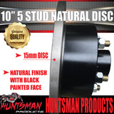 1x 10" Trailer Caravan HQ Holden Pattern Natural Disc Hub & SL Slimline Bearings