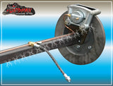 1600Kg Parallel Hydraulic Disc Braked Axle. 50mm Square