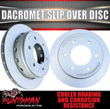 2000Kg 12" 5 Or 6 Stud Landcruiser Pattern Dacromet Trailer Caravan Hydraulic Ventilated Disc Brake Kit