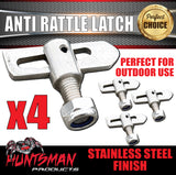 x4 Trailer Ute Stainless Steel Tailgate Anti Rattle Latch Luce Catch