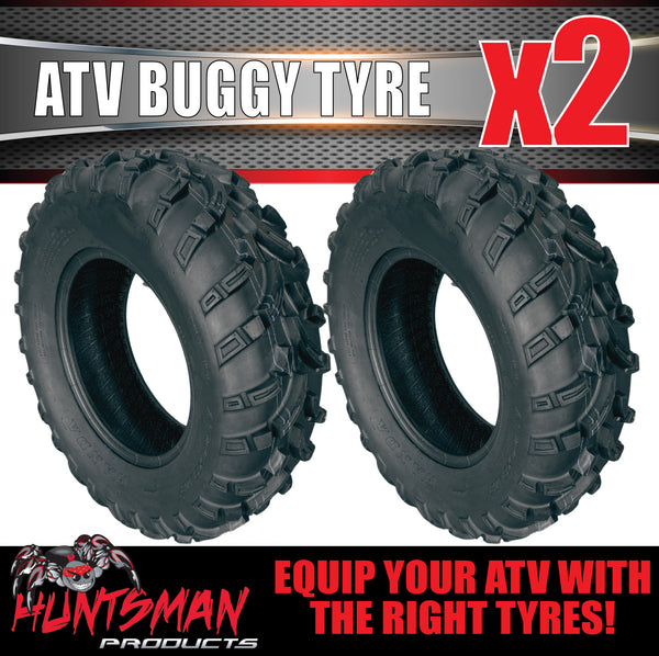 2x 24X8-12 Inch Wanda P373 ATV UTV Tyre. 6 Ply Rating TL 39K