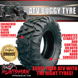 2x 29x11R14 Inch Wanda P350 ATV UTV Tyre. 8 Ply Rating TL 80J. 20mm Tread Depth