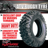Set of 2x 29x11R14 Inch Rear & 2x 29x9R14 Fronts Wanda P350 ATV UTV Tyre 8 Ply