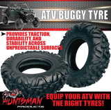 2x 29x9R14 Inch Wanda P350 ATV UTV Tyre 8 Ply Rating TL 72J. 20mm Tread Depth
