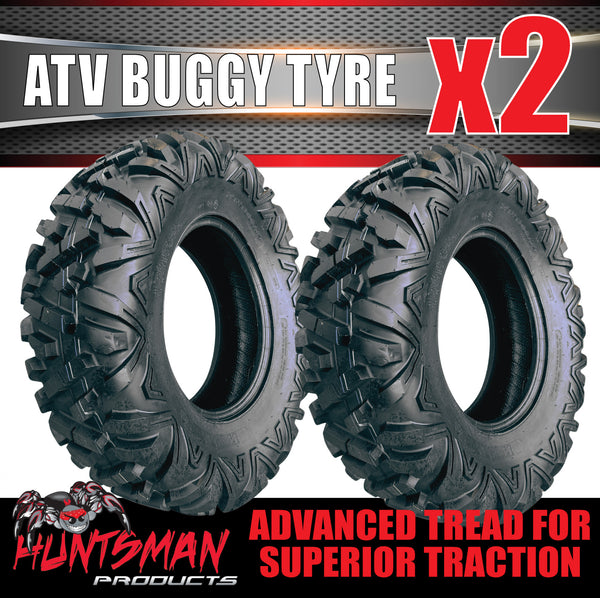 2x 29x9R14 Inch Wanda P350 ATV UTV Tyre 8 Ply Rating TL 72J. 20mm Tread Depth