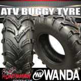 25X8-12 Inch Wanda P377 Front ATV Tyre 43J For Quad Bike ATV Buggy UTV 250cc 300cc