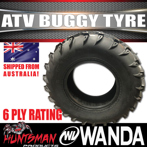 25X8-12 Inch Wanda P377 Front ATV Tyre 43J For Quad Bike ATV Buggy UTV 250cc 300cc