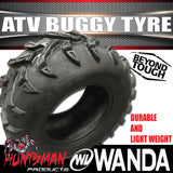 2x 25X10-12 Inch Wanda P377 Rear ATV Tyre 50J For Quad Bike ATV Buggy UTV 250cc 300cc