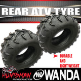 2x 25X10-12 Inch Wanda P377 Rear ATV Tyre 50J For Quad Bike ATV Buggy UTV 250cc 300cc