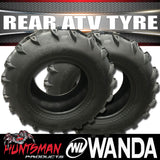 2x 25X10-12 Inch Wanda P377 Rear ATV Tyre 50J For Quad Bike ATV Buggy UTV 250cc 300cc