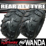 2x 25X10-12 Inch Wanda P377 Rear ATV Tyre 50J For Quad Bike ATV Buggy UTV 250cc 300cc