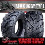 Full Set Set 2x 27x9-14 Fronts & 2x 27x11-14 Rears Wanda P3006 ATV Tyre Quad Bike Buggy
