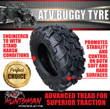 Full Set Set 2x 27x9-14 Fronts & 2x 27x11-14 Rears Wanda P3006 ATV Tyre Quad Bike Buggy