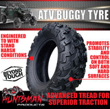 Full Set Set 2x 27x9-14 Fronts & 2x 27x11-14 Rears Wanda P3006 ATV Tyre Quad Bike Buggy