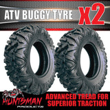 2x 27x9-12 Inch Wanda P350 Front ATV UTV Buggy Tyre. 6 Ply Rating. 20mm Tread Depth