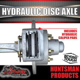 DIY 2000KG BOAT TRAILER KIT. L/C 12" HYDRAULIC DISC. EYE TO EYE SPRINGS