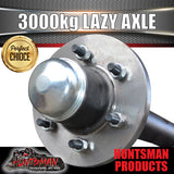 65mm Round 3000Kg Lazy 6 or 5 Stud Landcruiser Stud Pattern Trailer Caravan Solid Axle