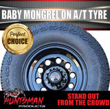 15" 6 Stud Trailer Caravan Baby Mongrel Alloy Mag Rim & 235/75R15 LT Tyre 1250KG