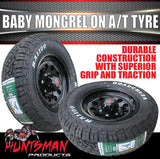 15" 6 Stud Baby Mongrel Caravan Trailer Alloy Rim & 195R15C LT RA1100 AT TYRE