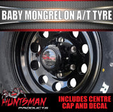 15" 6 Stud Baby Mongrel Caravan Trailer Alloy Rim & 195R15C LT RA1100 AT TYRE