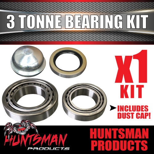 1x 3 Tonne 3000Kg Trailer Caravan Bearing Kit 30210 & 29749